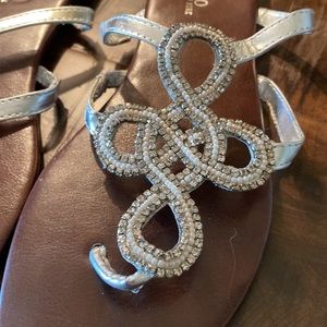 Silver Pearl Sandal